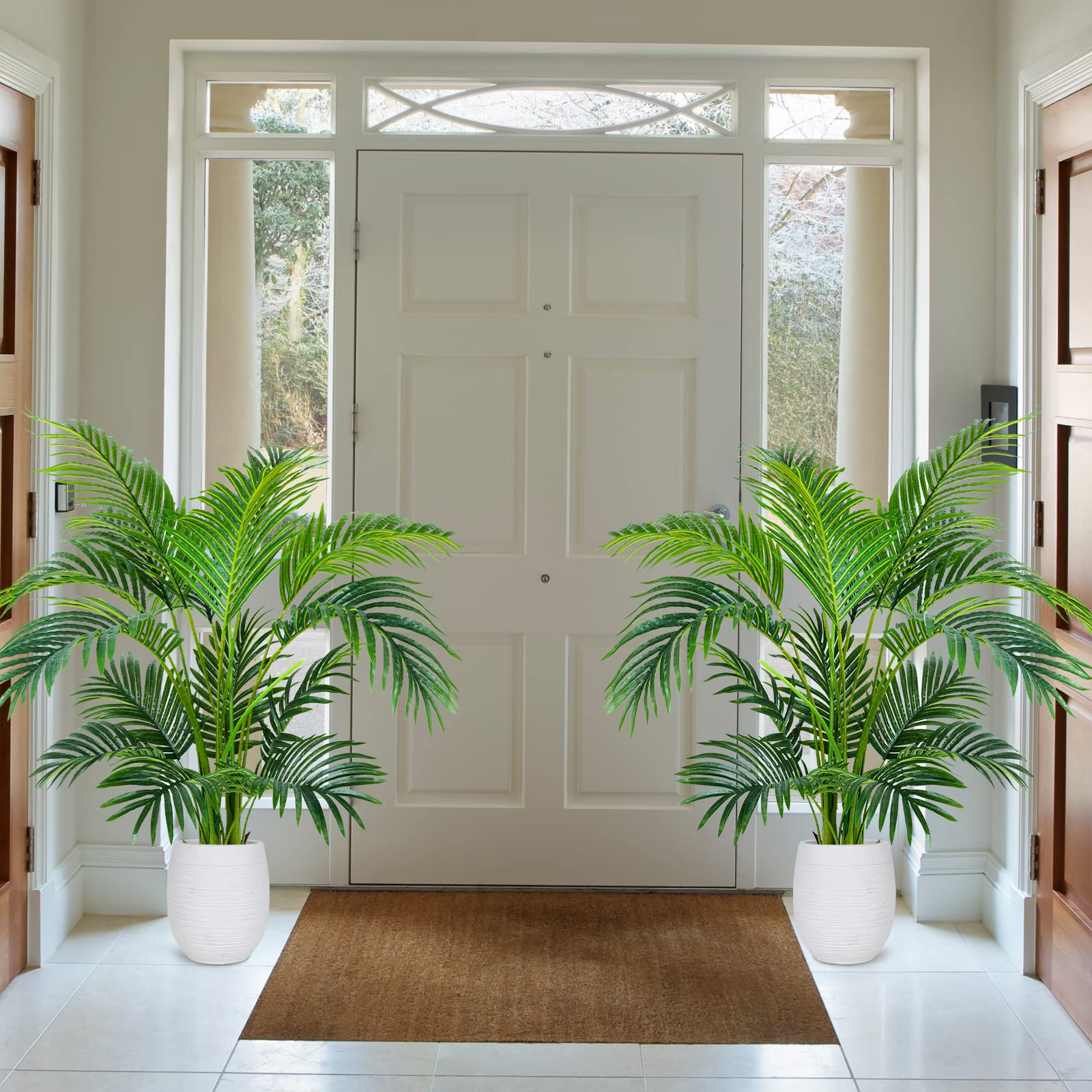 🔥UV Resistant Lifelike Large Artificial Areca Palm
