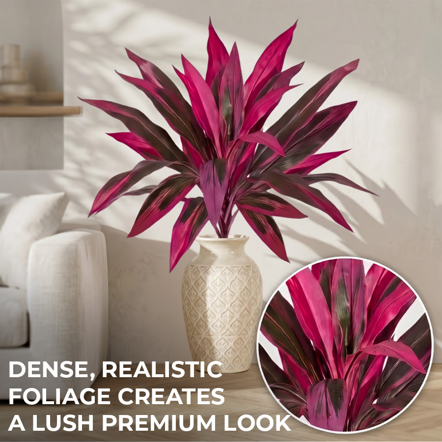 🔥BUY 1 GET 1 FREE (2 PCS)🔥Artificial Boston Fern & Dragon's Blood Tree Plants