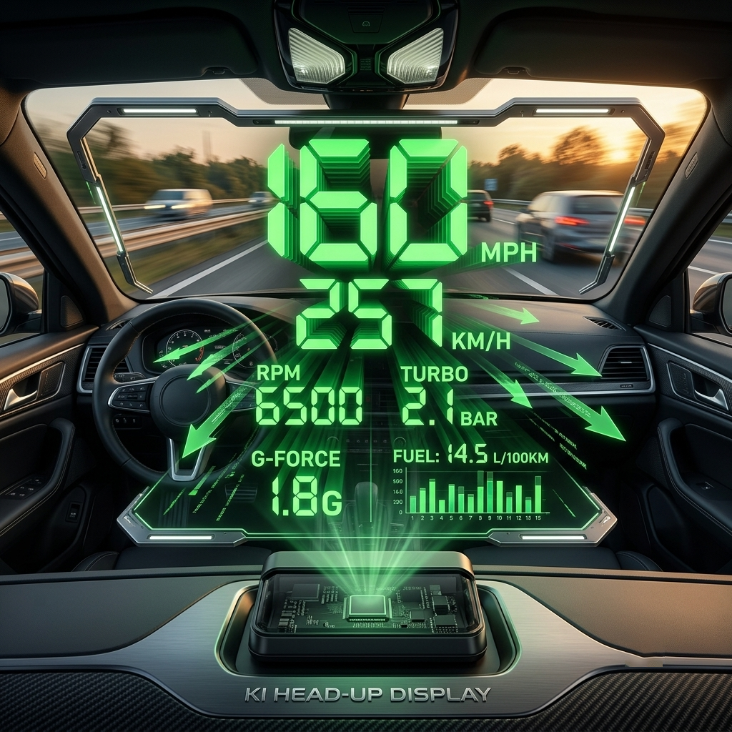 🔥🔥Digitálny rýchlomer do auta s head-up displejom a GPS