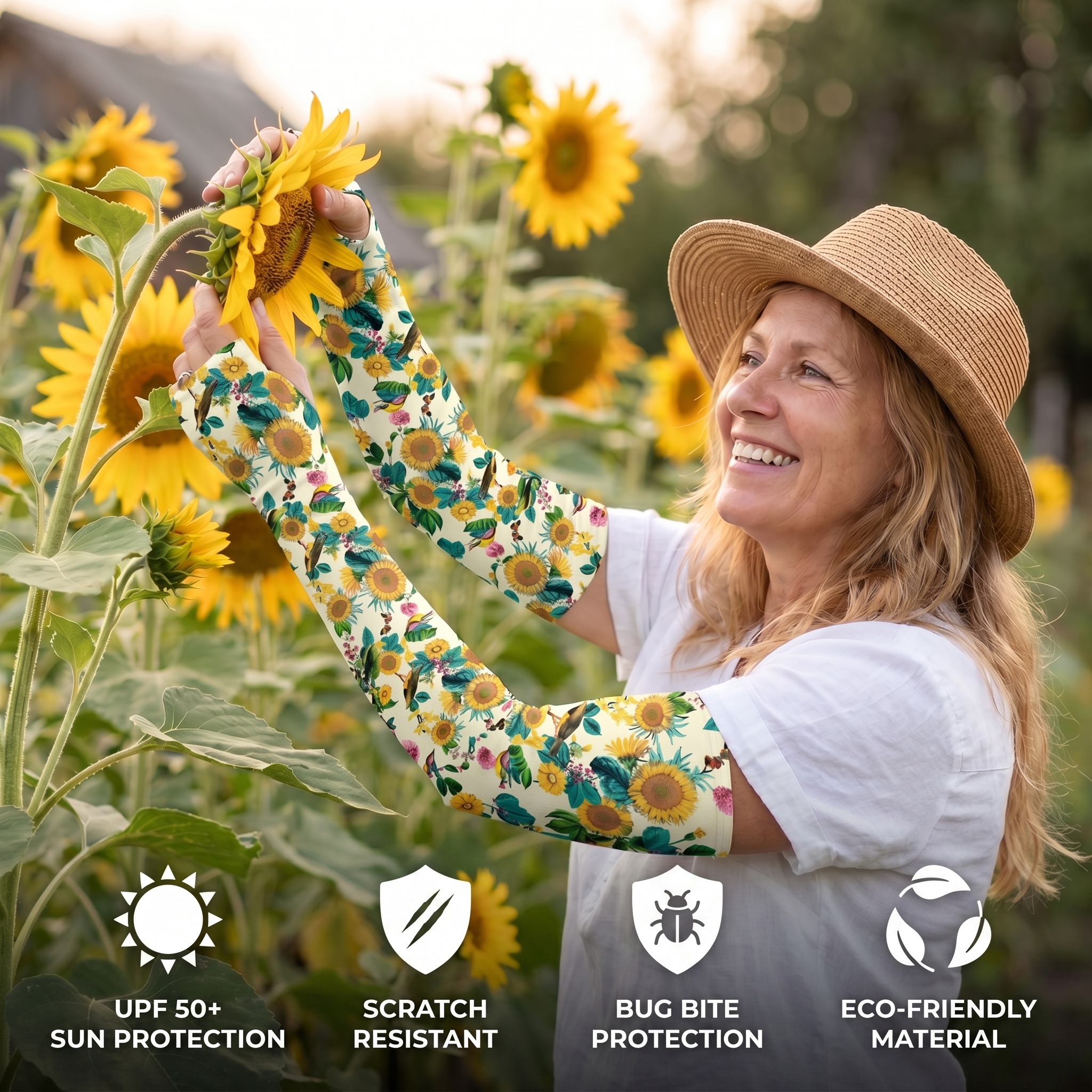 Livaro Field Sleeves - UPF 50+ Sun-Protective Arm Sleeves