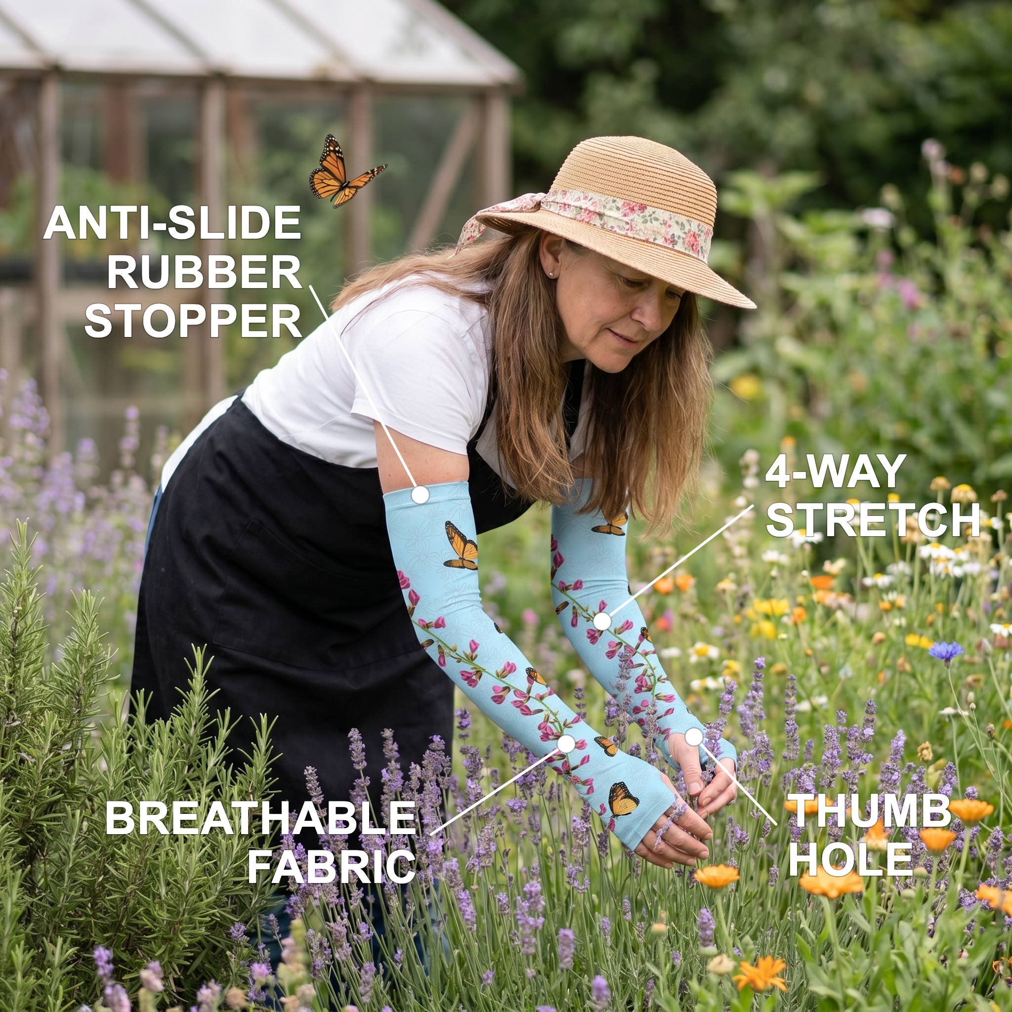 Livaro Field Sleeves - UPF 50+ Sun-Protective Arm Sleeves
