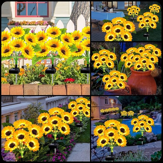 🌻Factory Direct Sales 49% Off - 🌞Solar LED Sunflower Garden Lights-29.6inch/74cm