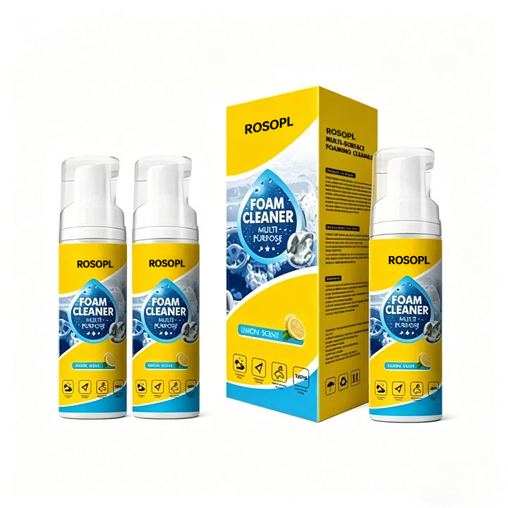 ROSOPL®🔥Hot Sale 50% 0FF🔥Powerful & Multipurpose Car Interior Foam Cleaner