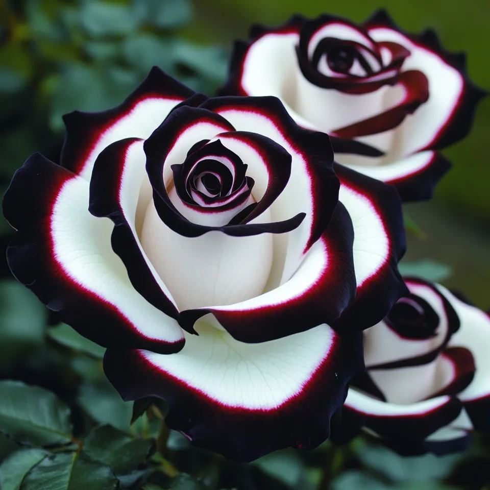 🌹Рядка Синя Лунна Роза &Многоцветна Роза с Дантела от Венчелистчета🌈
