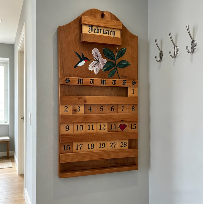 Festive Wooden Calendar