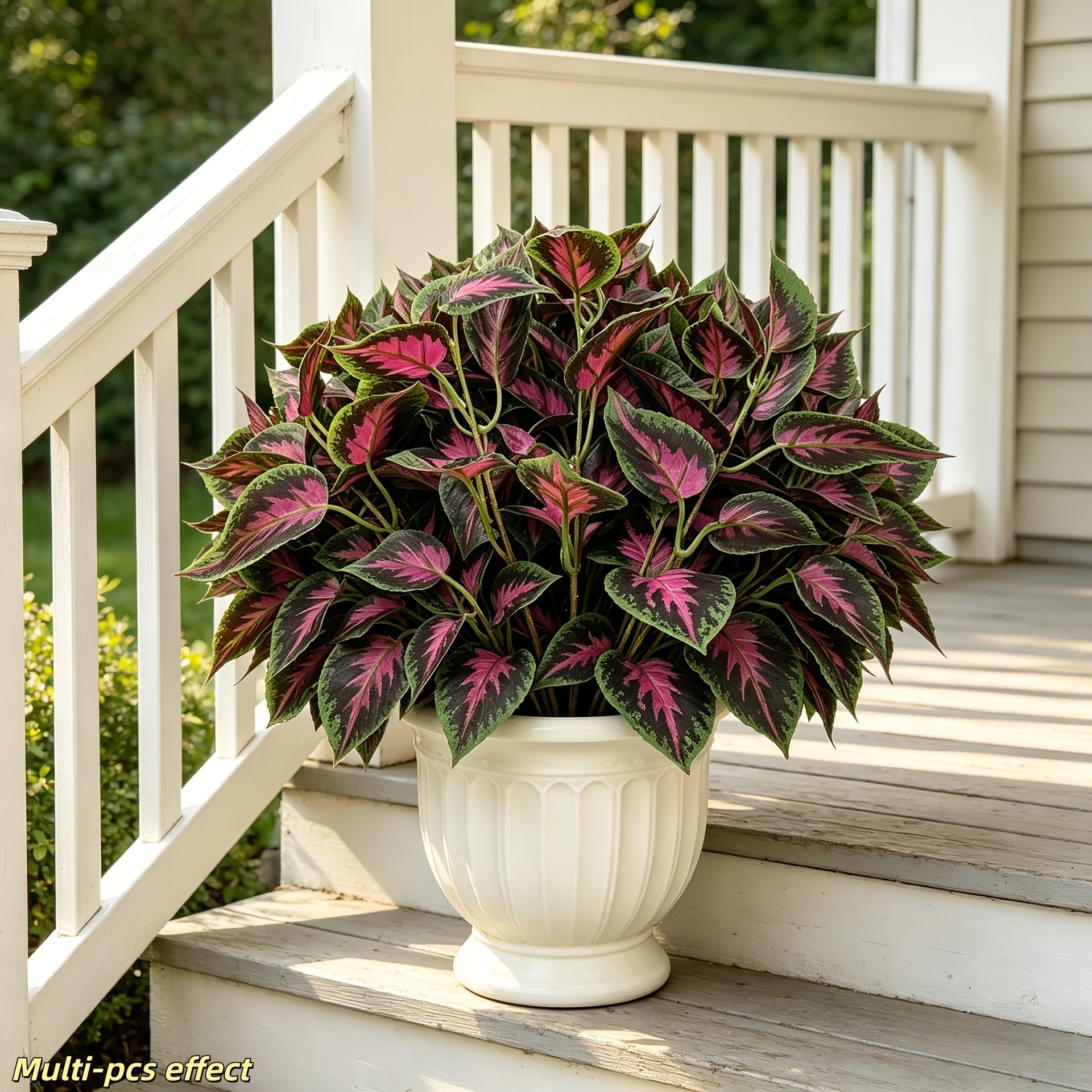 UV-resistant simulated perilla leaves