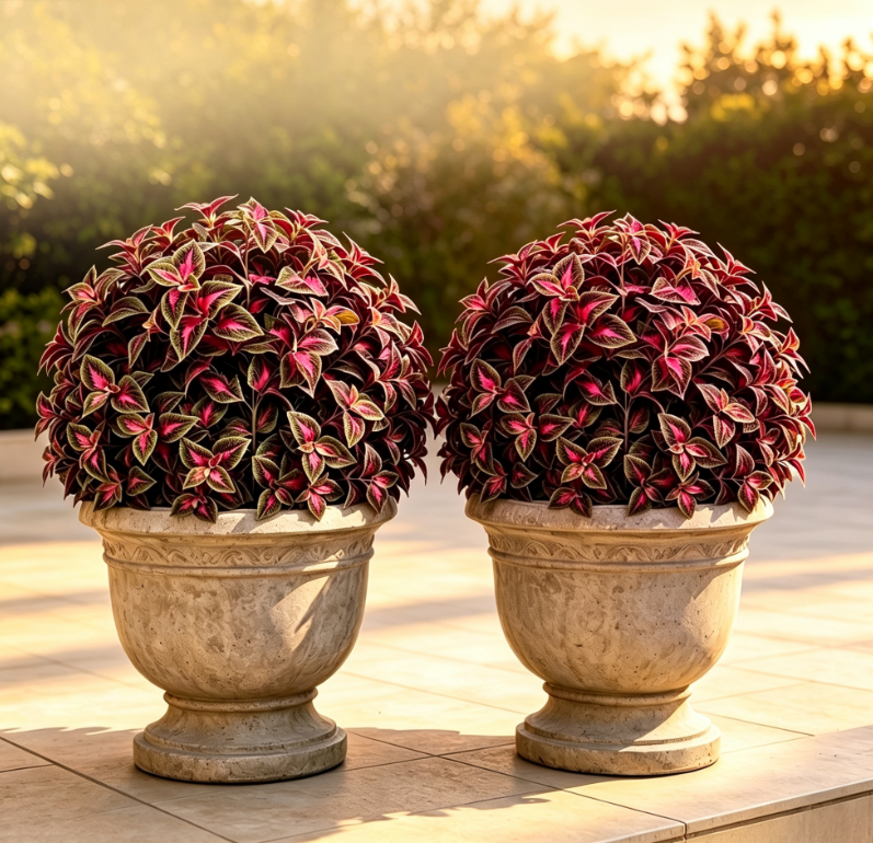 UV-resistant simulated perilla leaves