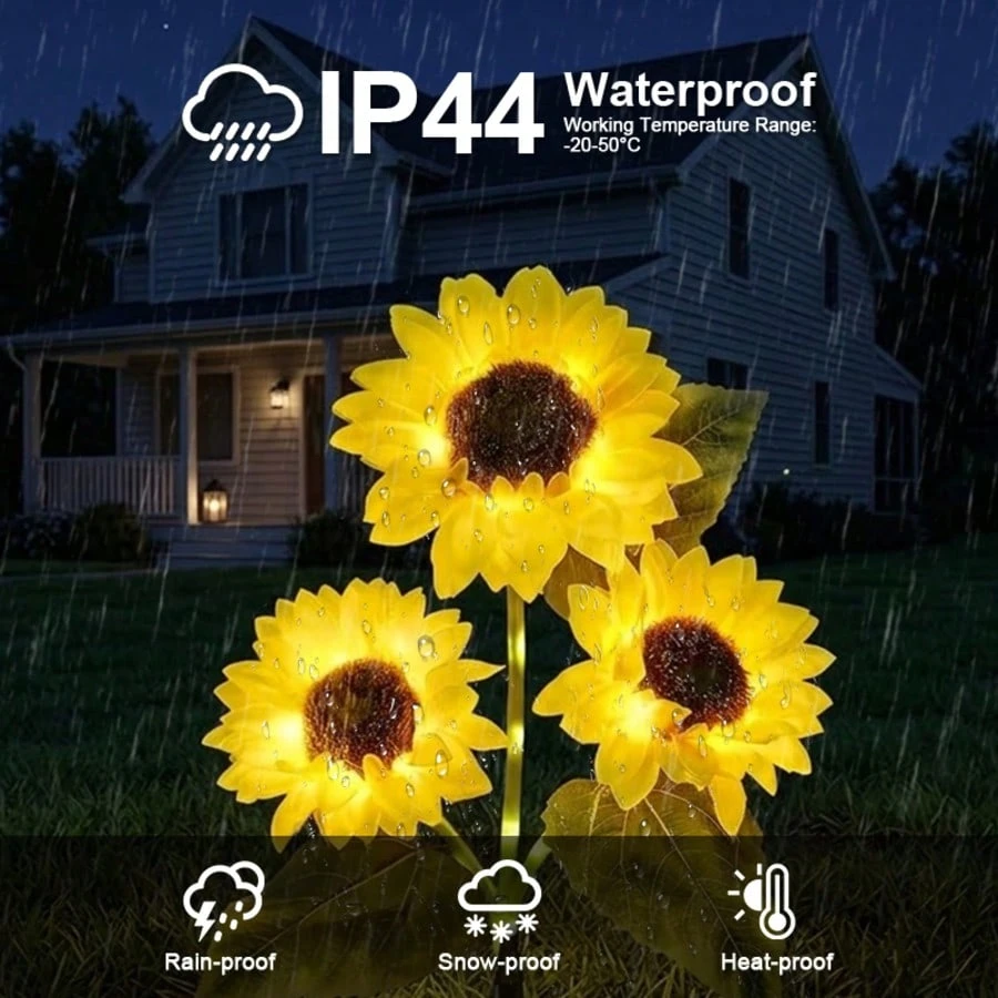 🌻Factory Direct Sales 49% Off !- 🌞Solar LED Sunflower Garden Lights-29.6inch/74cm