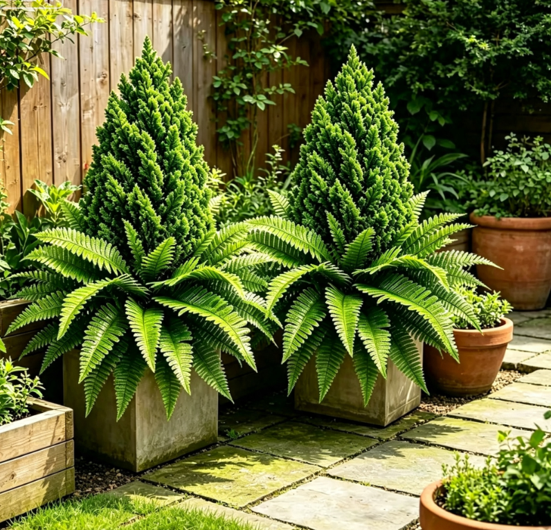 🌱 UV Resistant Ferns Artificial