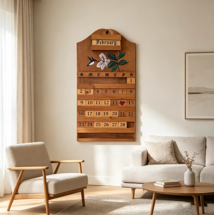 Festive Wooden Calendar