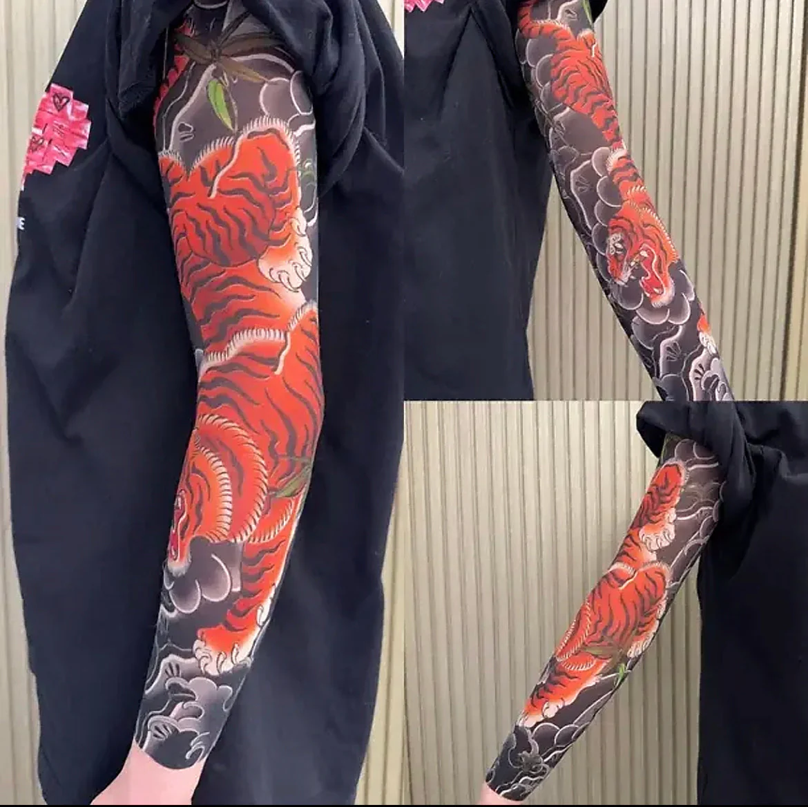 Creative Tattoo Ice Silk Sun Protection Sleeves