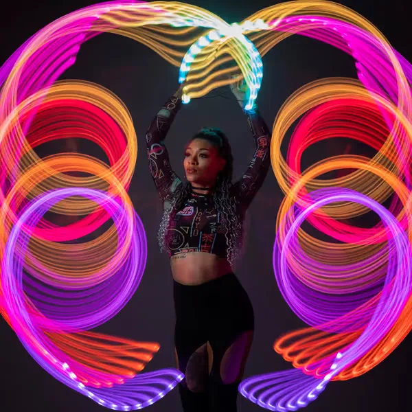 Vibrant LED Flow Fans LED