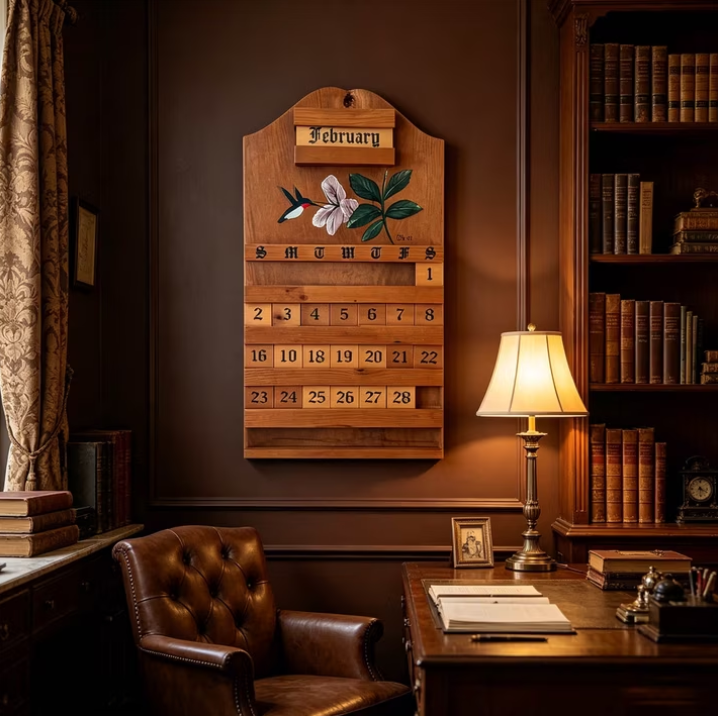 Festive Wooden Calendar