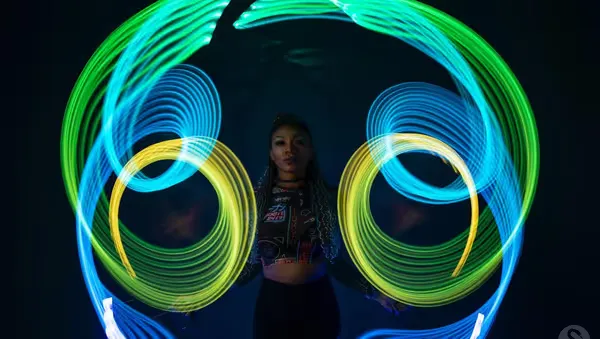 Vibrant LED Flow Fans LED