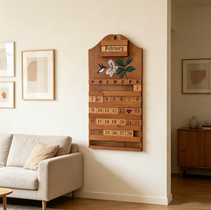 Festive Wooden Calendar
