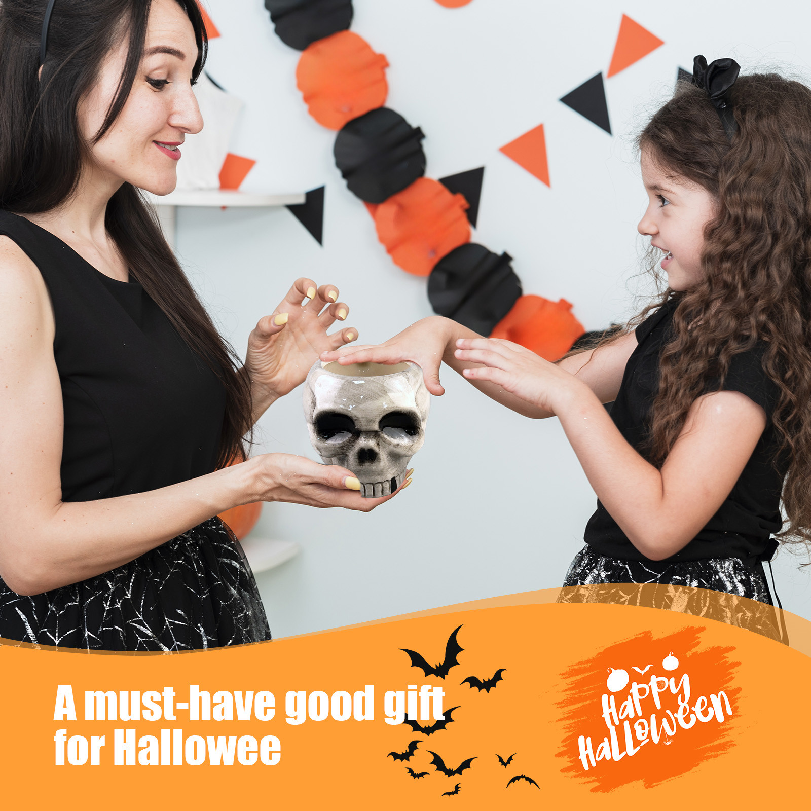 Wzzjkit Halloween Decorations Halloween Skull Mug Halloween Decoration Halloween Gift