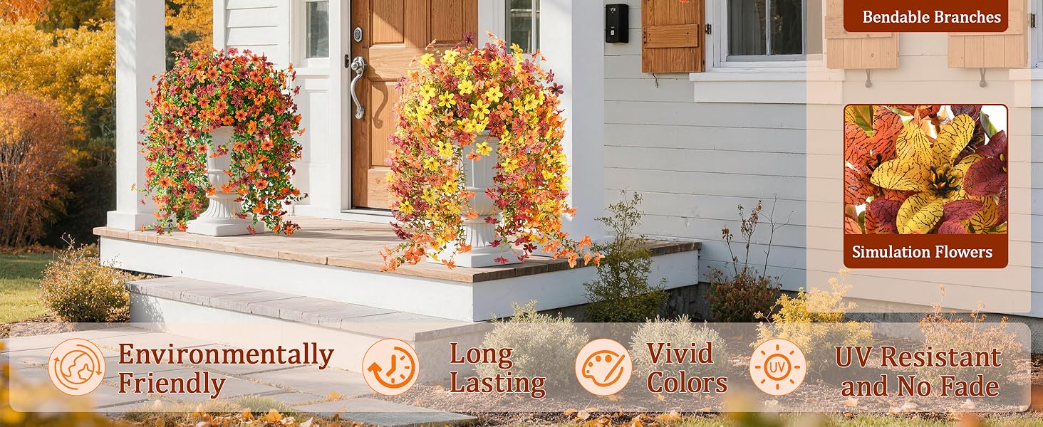 artificial mums for outdoors