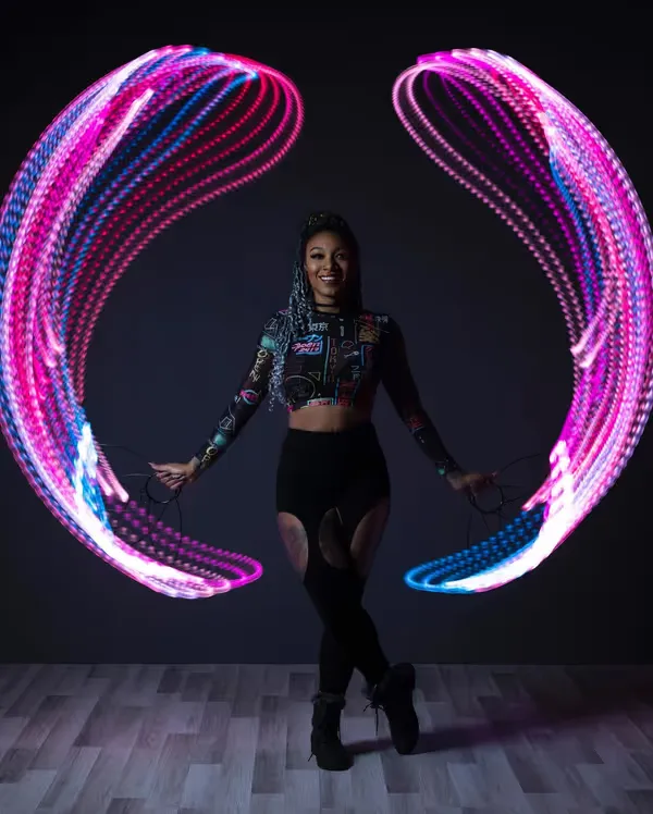Vibrant LED Flow Fans LED