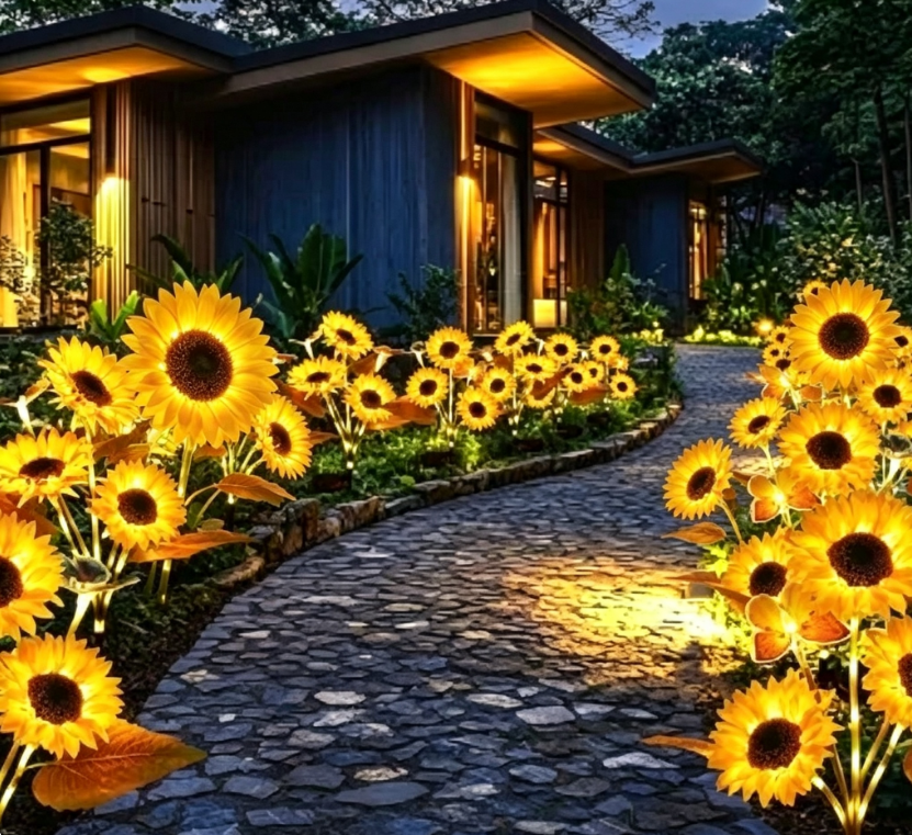 🌻Factory Direct Sales 49% Off !- 🌞Solar LED Sunflower Garden Lights-29.6inch/74cm