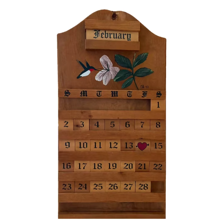Festive Wooden Calendar