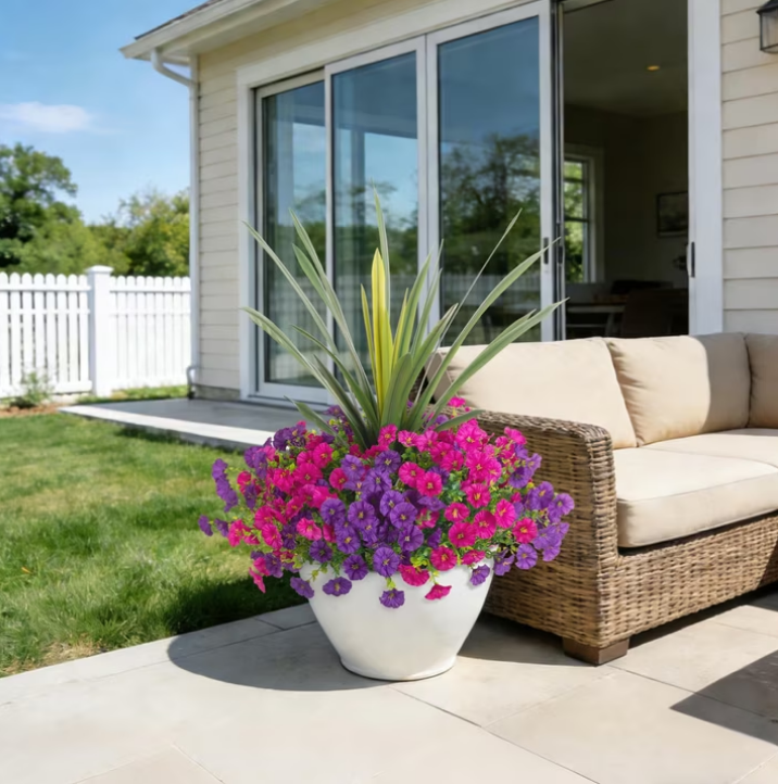 Artificial Flowers for Outdoors Fake Plants