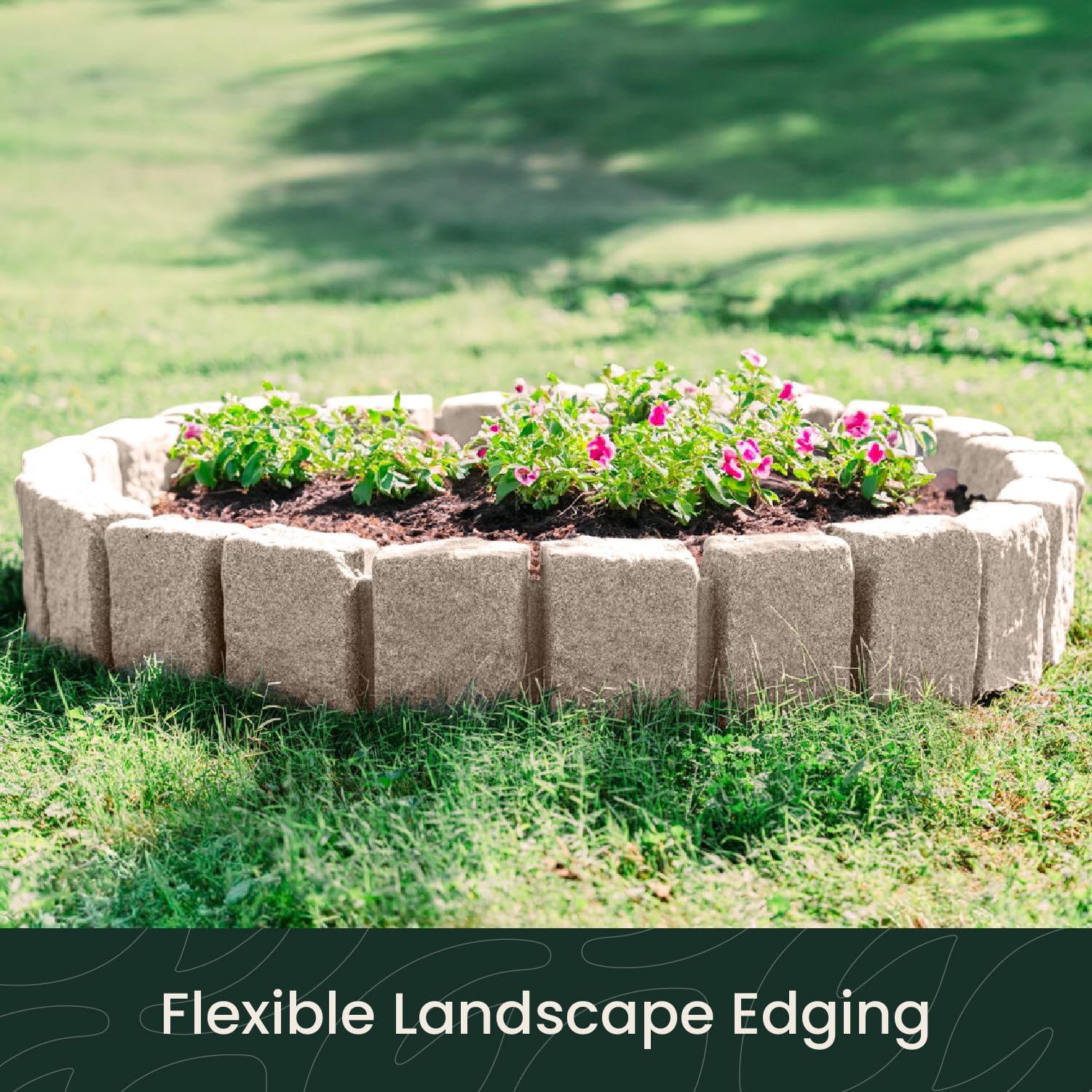 Faux Stone Garden Edging Border! ♻️