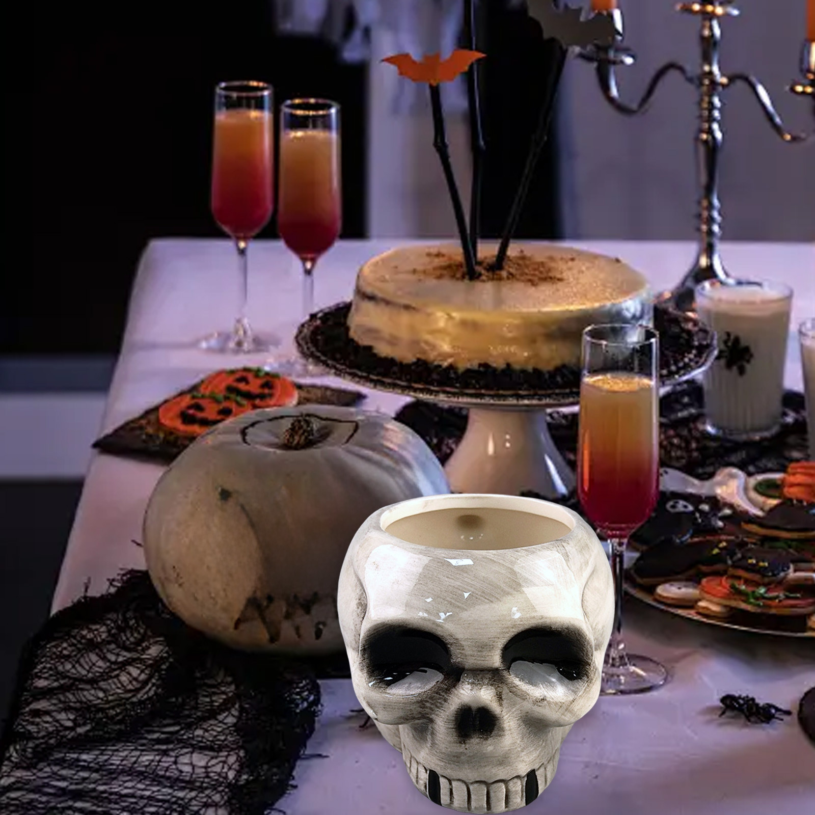 Wzzjkit Halloween Decorations Halloween Skull Mug Halloween Decoration Halloween Gift