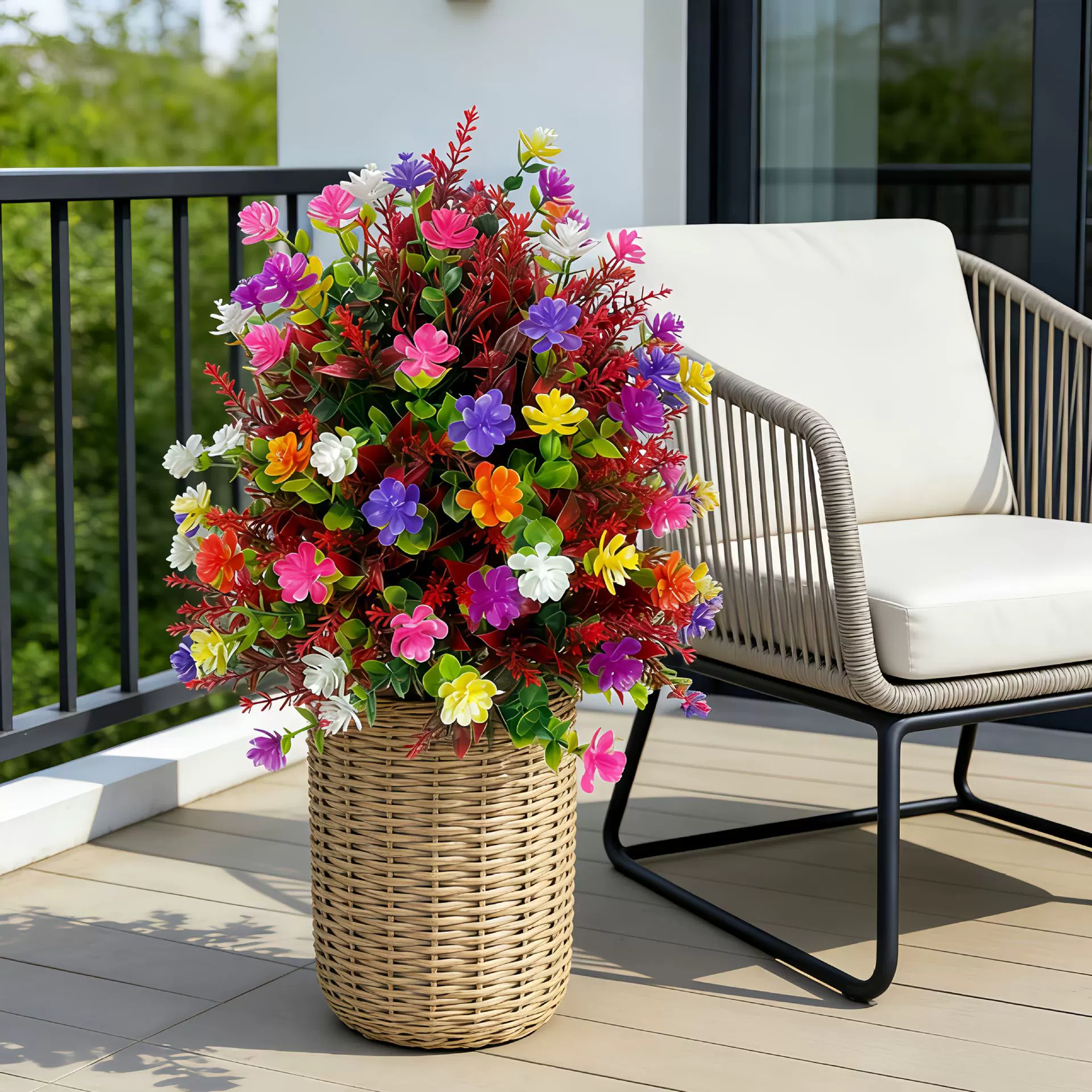 Artificial Flowers for Outdoor Indoor Garden Home Decoration