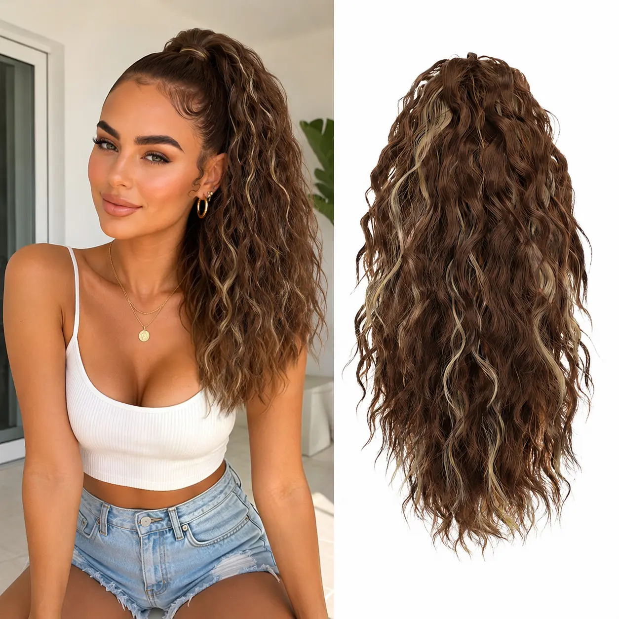 Hair Extension Claw Ponytail