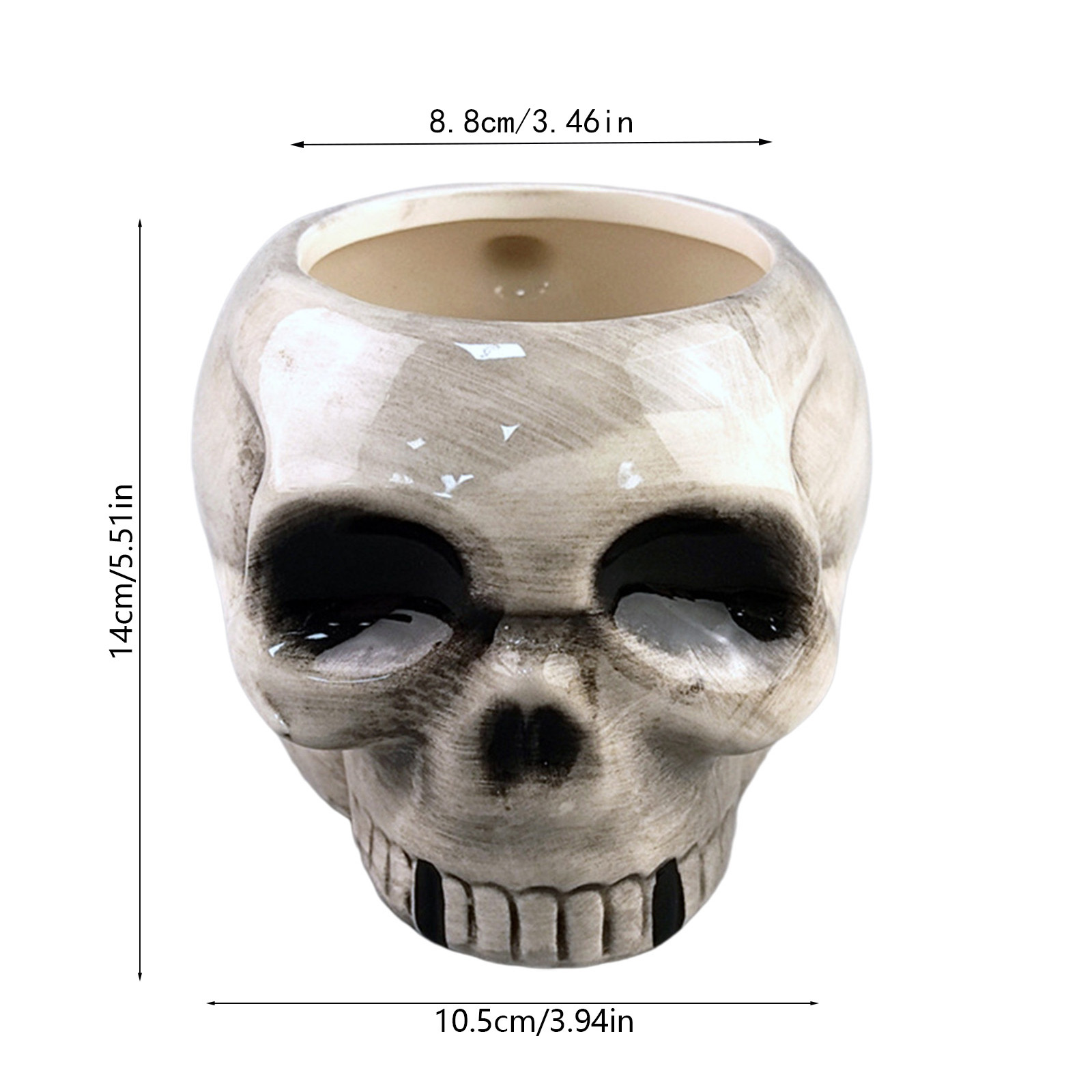 Wzzjkit Halloween Decorations Halloween Skull Mug Halloween Decoration Halloween Gift