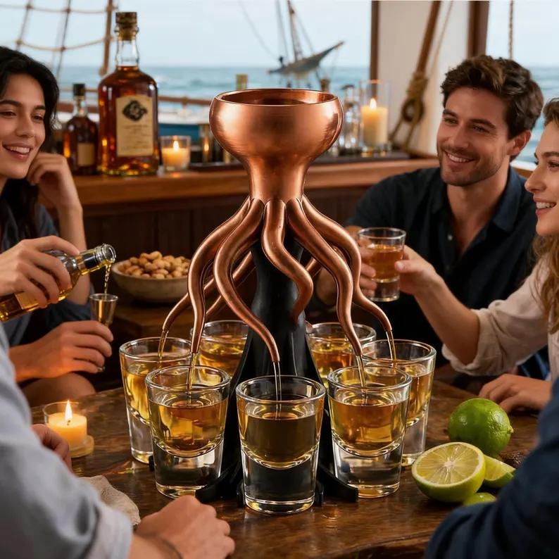 Octopus Alcohol Dispenser 