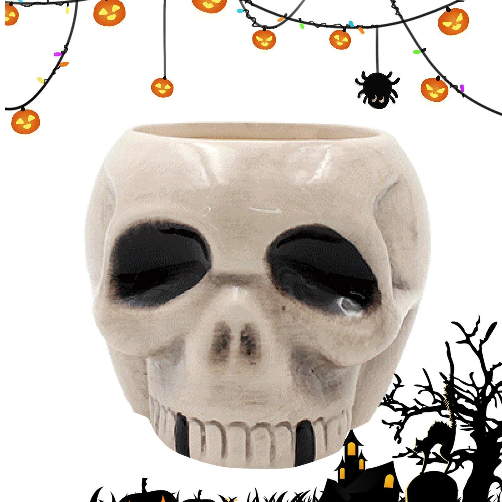 Creative Halloween Skull Mug