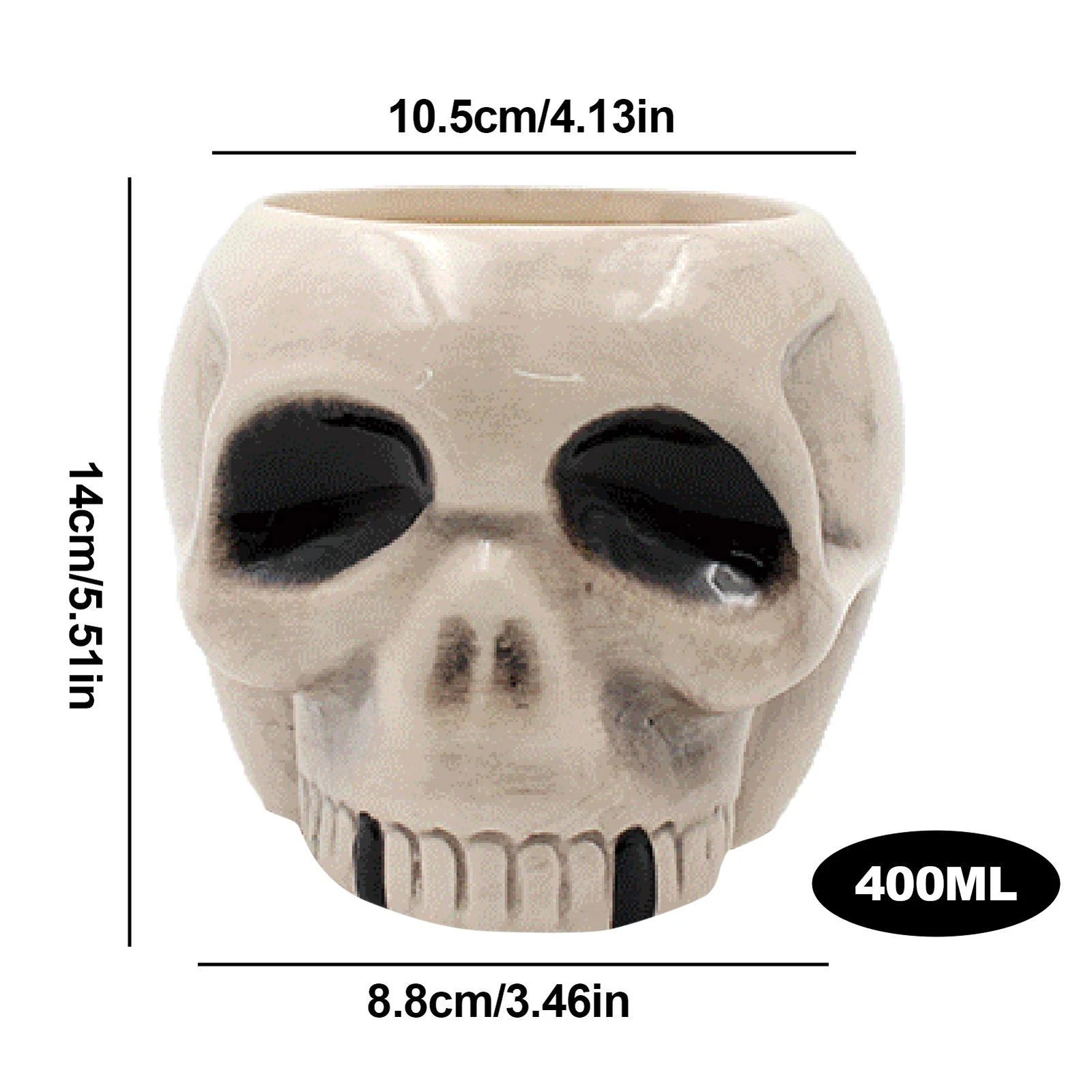 Creative Halloween Skull Mug