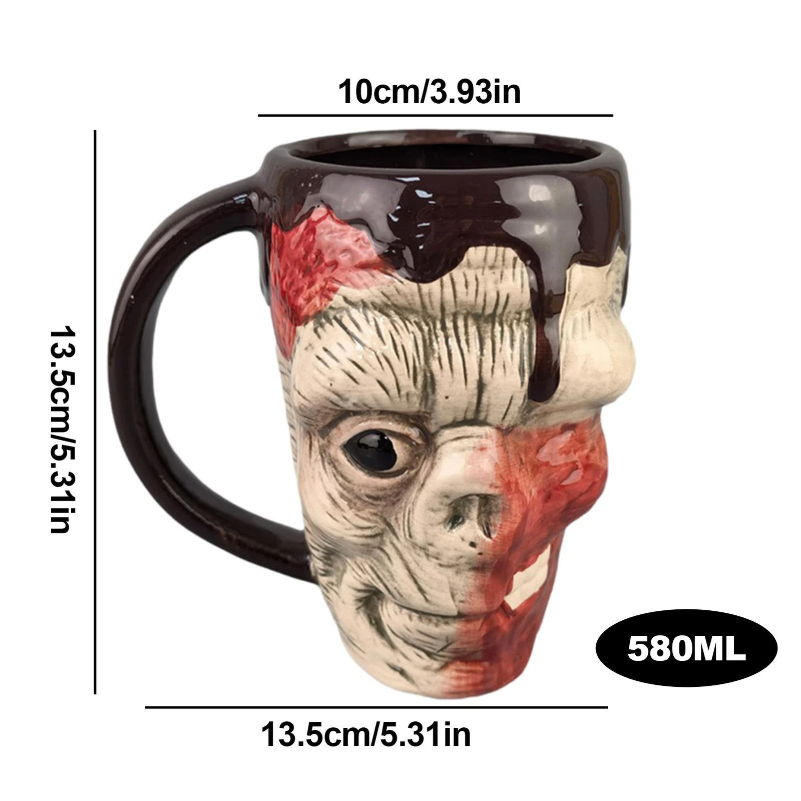 Creative Halloween Skull Mug