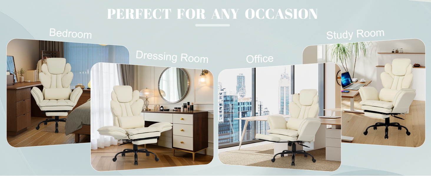 Big and Tall Office Chair with Flip Armrests