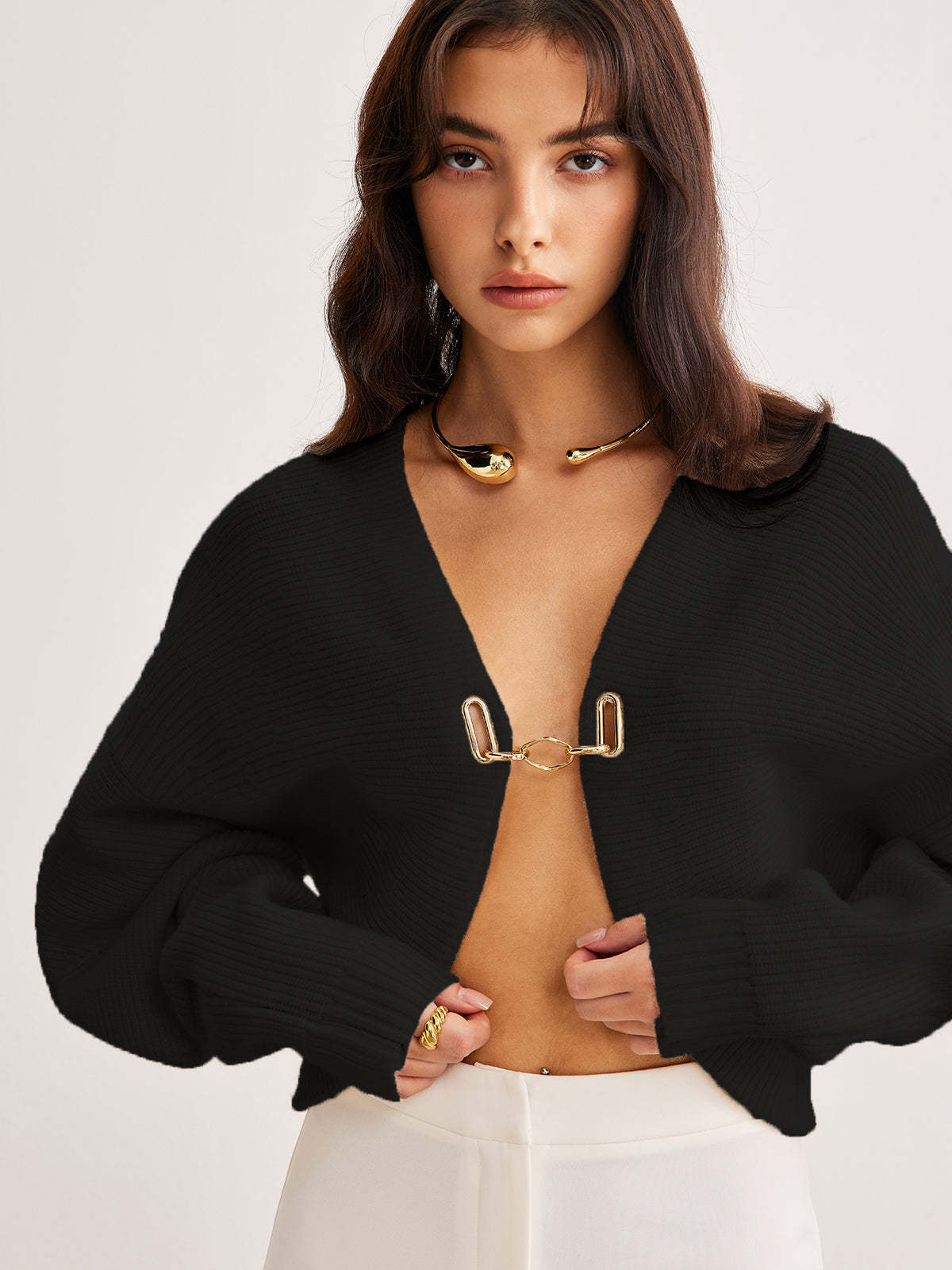 Open Clip Cardigan