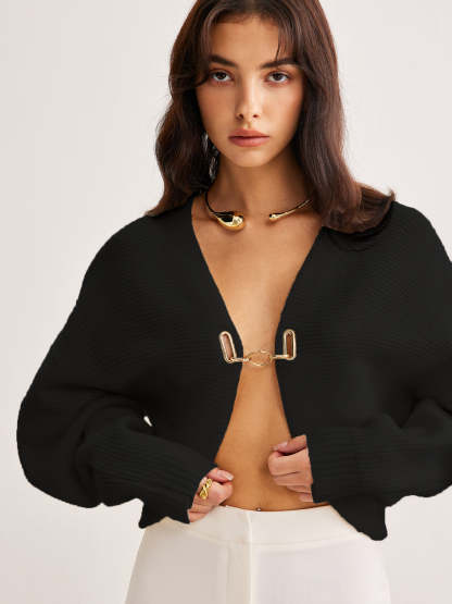 Open Clip Cardigan