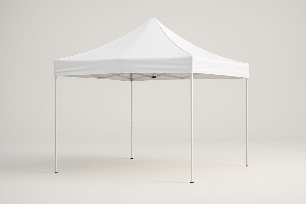 Fehér összecsukható sátor 300x300 cm poliészter tető