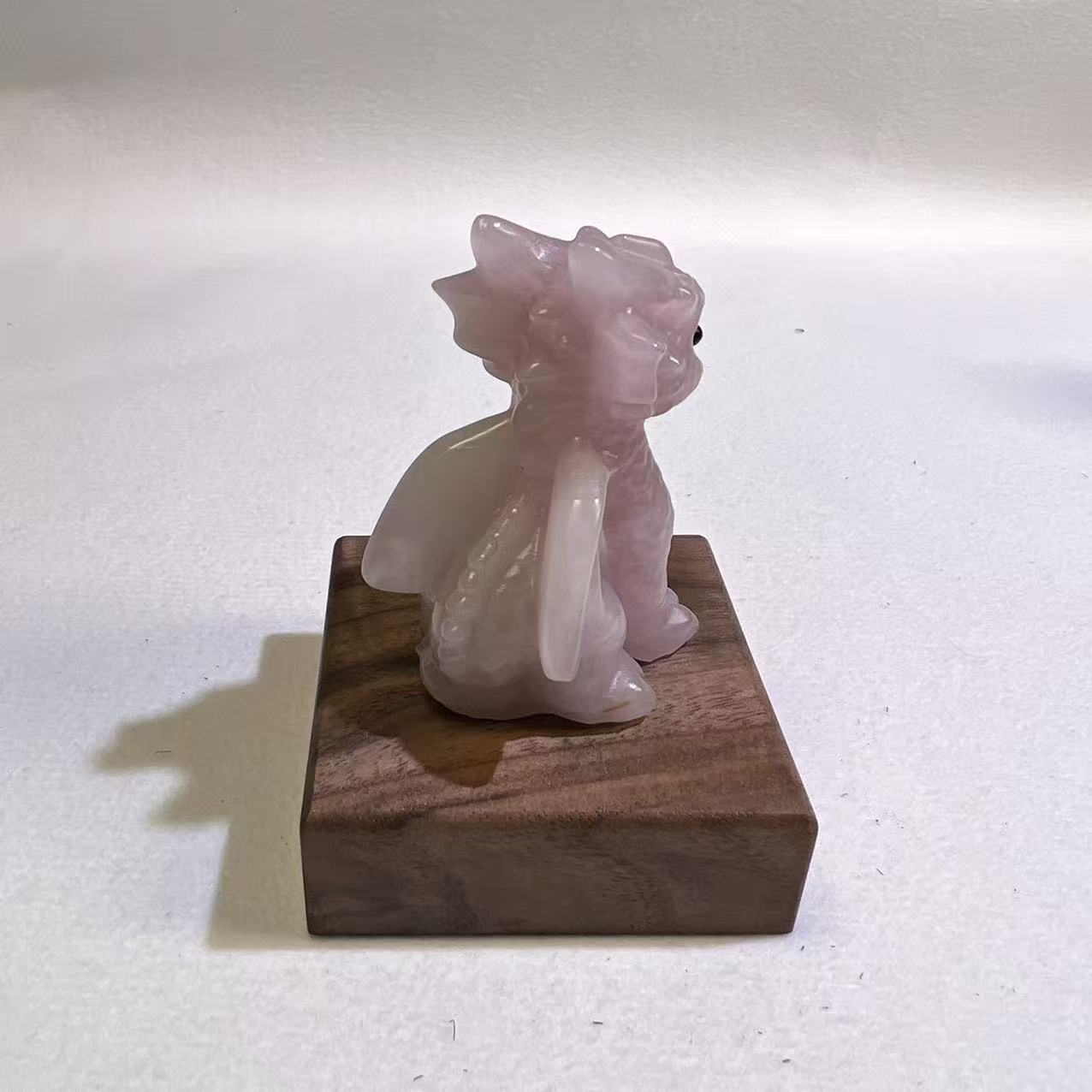 Natural Crystal Baby Dragon Carving Set, Cute Whimsical Fantasy Decor, Hand-Carved Healing Stone Ornaments, Multiple Variants Available