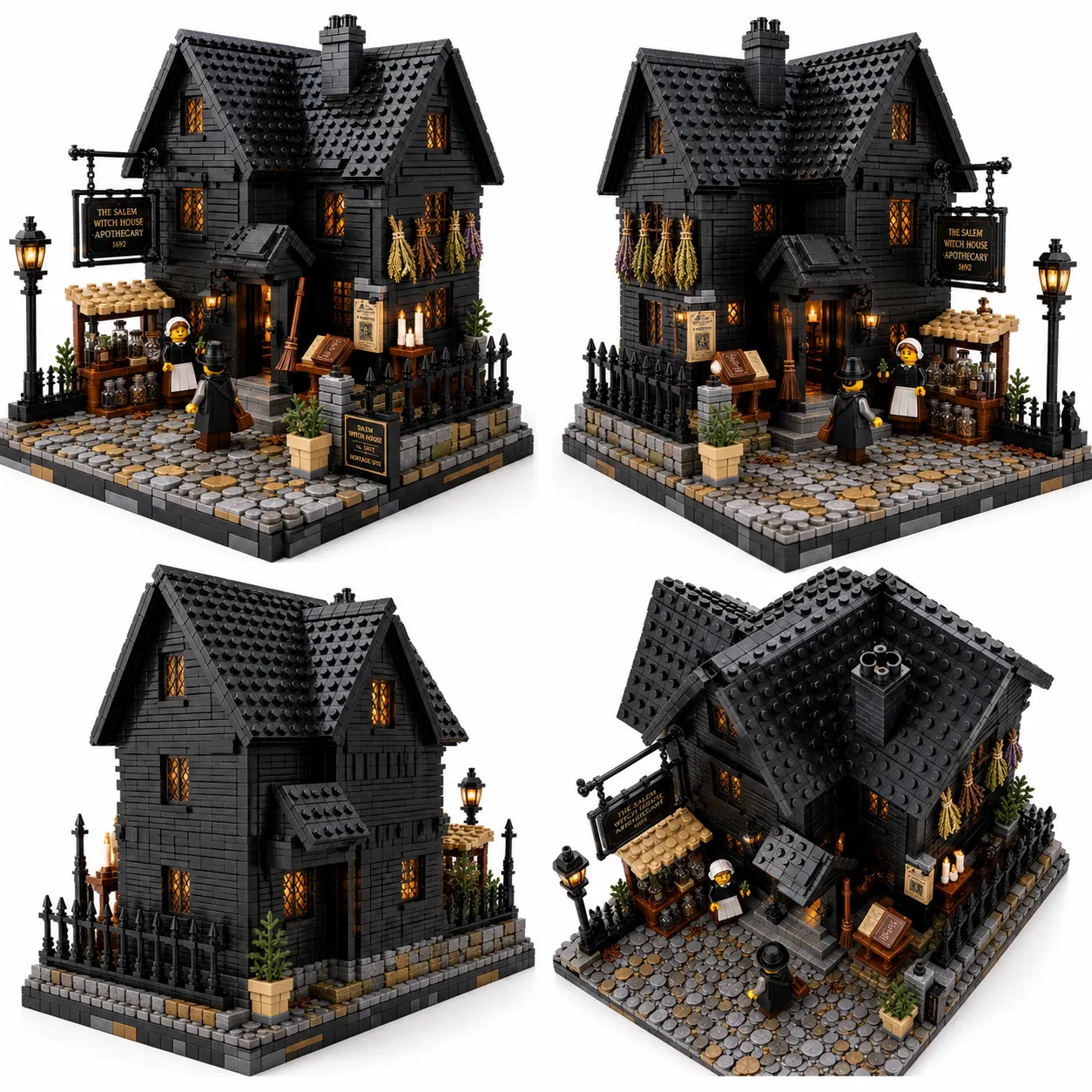 The Salem Witch House & Apothecary 1692 Collector Set