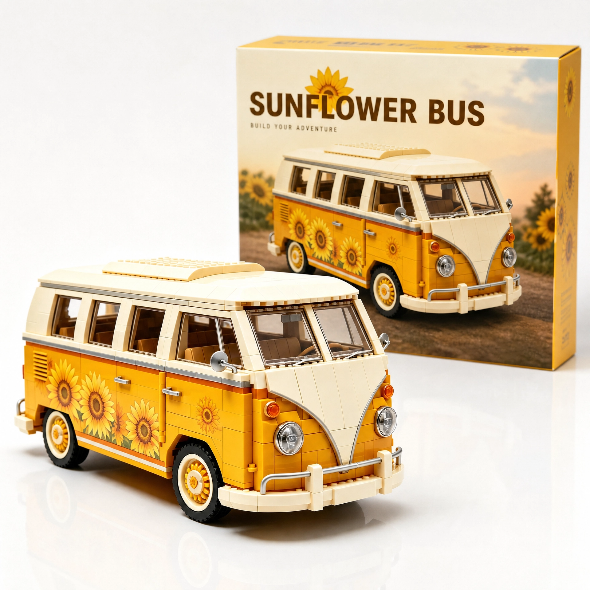 Sunflower Bus Building Set
