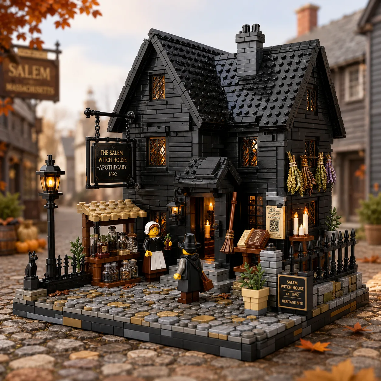 The Salem Witch House & Apothecary 1692 Collector Set