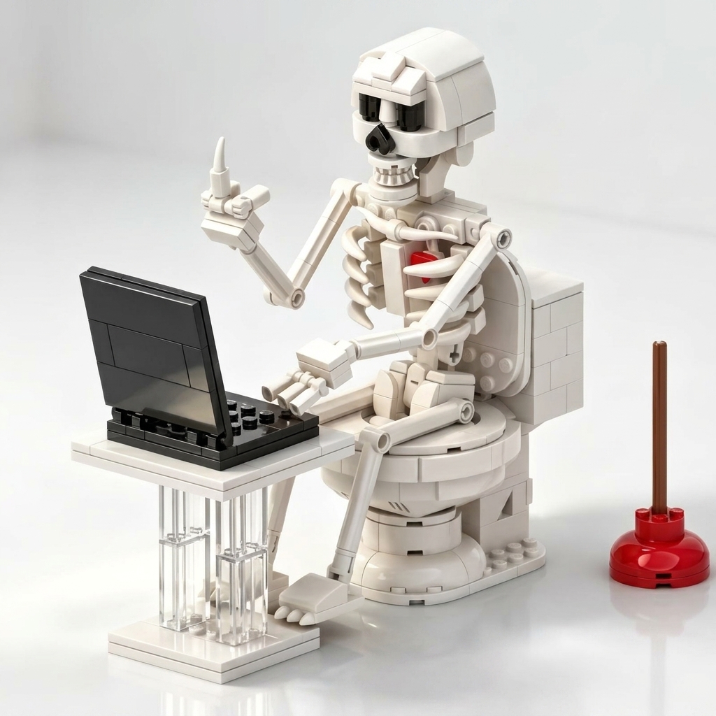 The Deadline Skeleton: Desktop Office Display