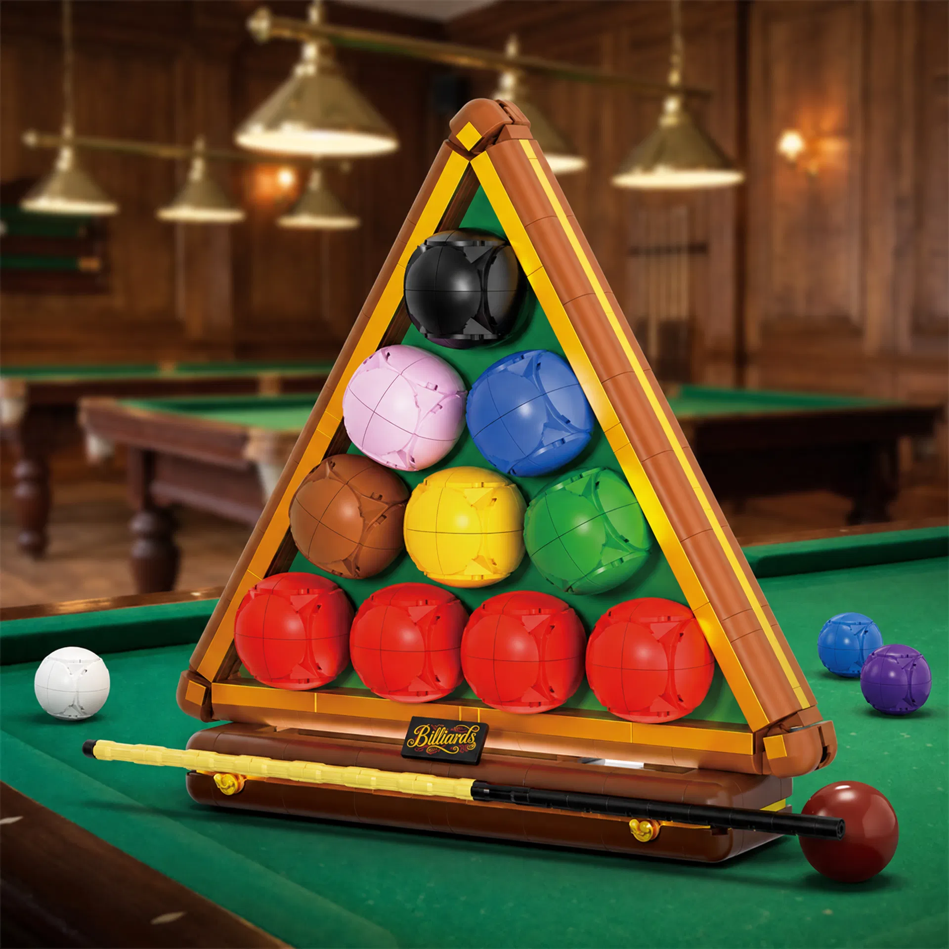 Classic Billiards Tabletop Display Building Set
