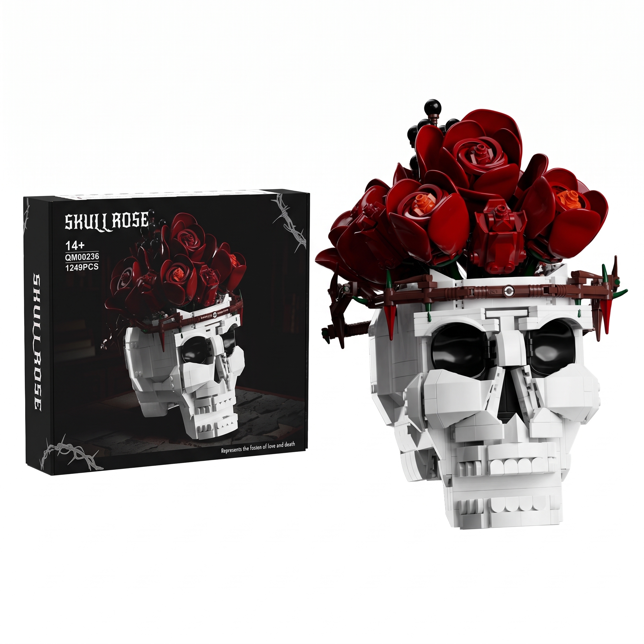 SKULL ROSE Building Set