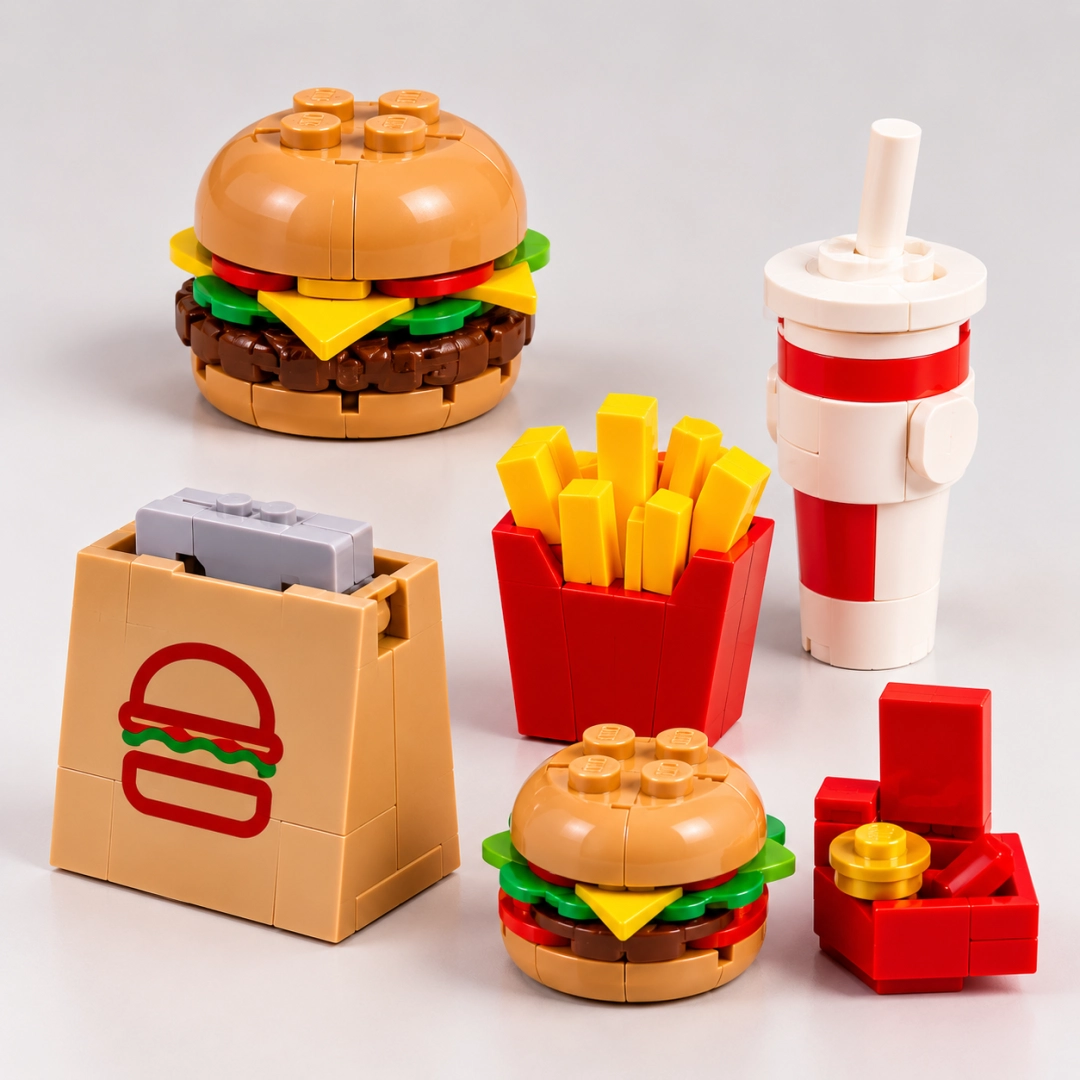 Sunset Burgers Drive-Thru Building Set