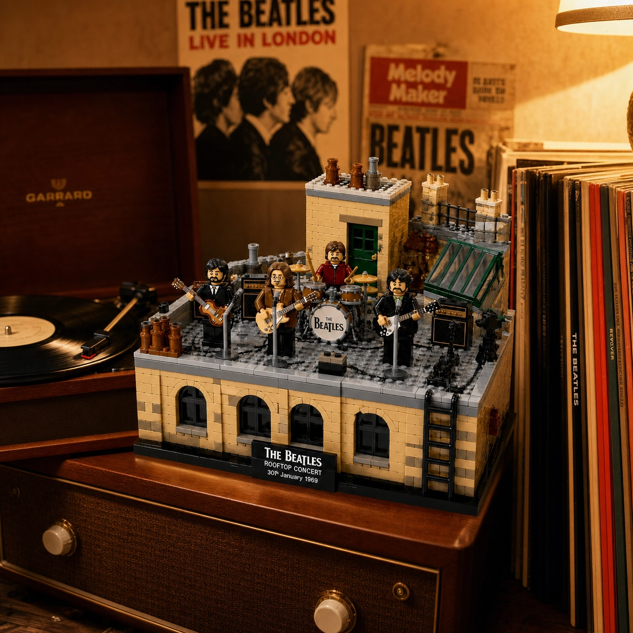 The Beatles Rooftop Concert Building Set