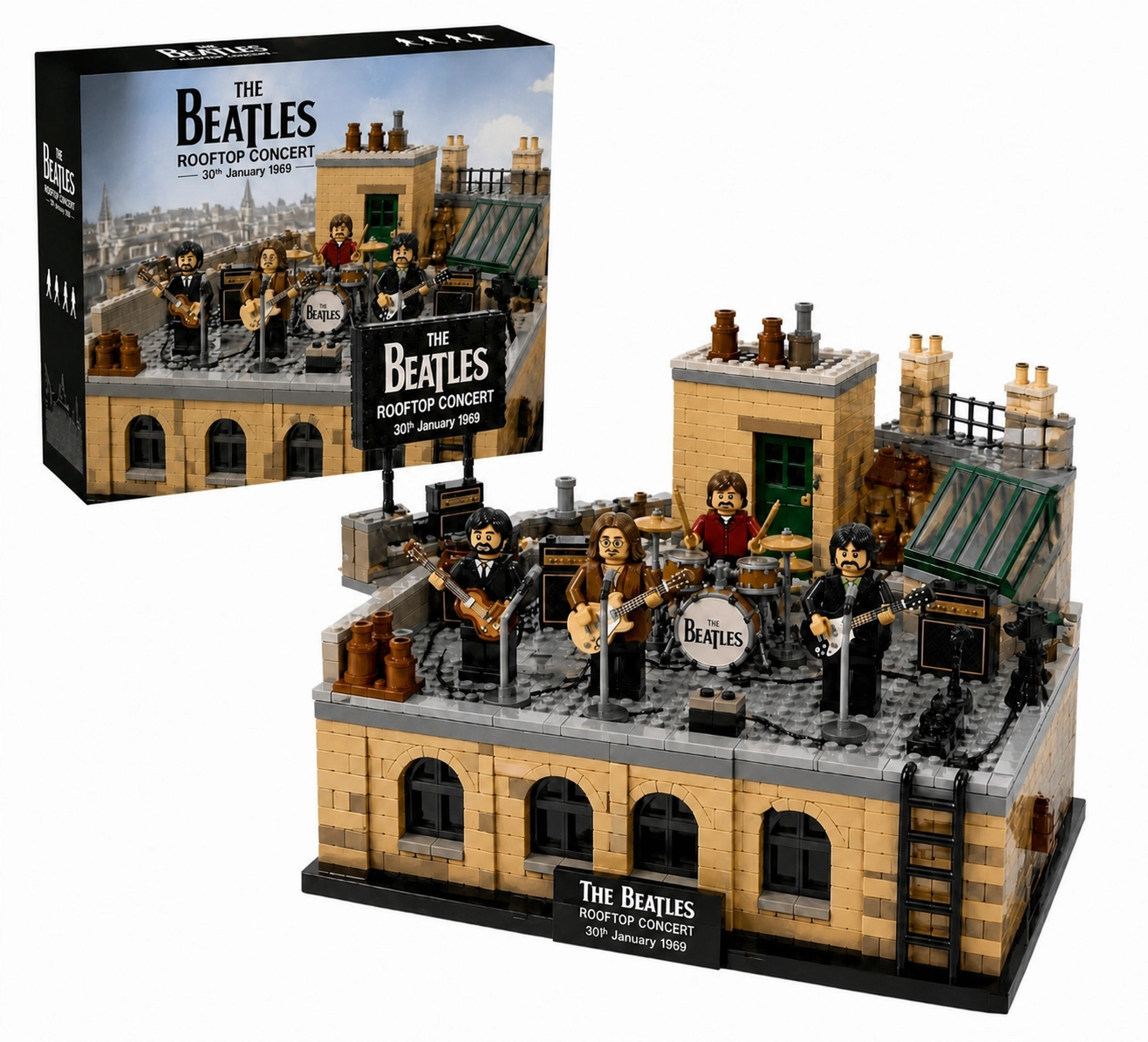 The Beatles Rooftop Concert Building Set