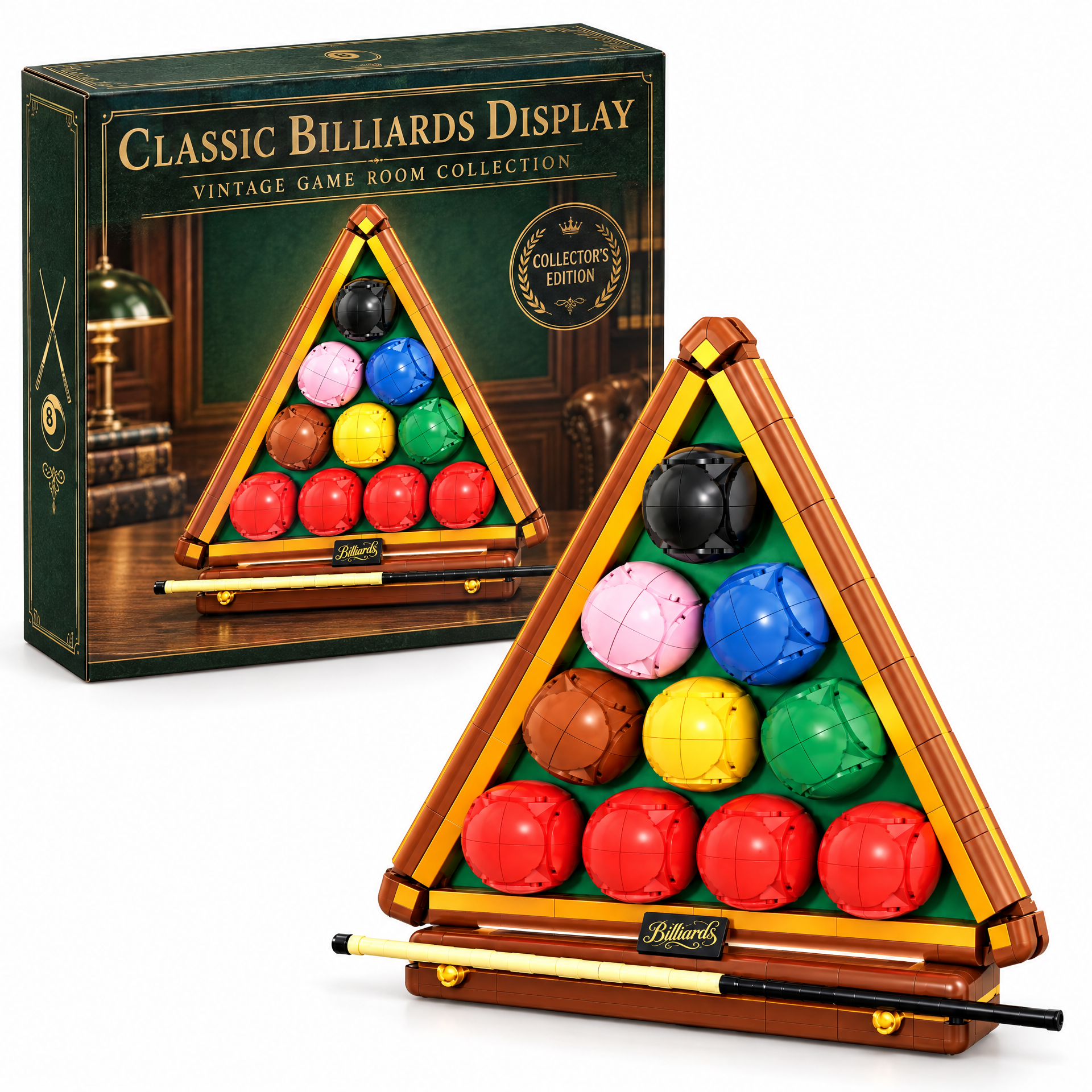 Classic Billiards Tabletop Display Building Set