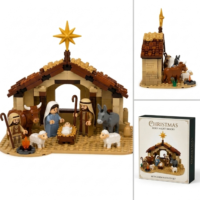 ✝️Nativity Scene Building Kit: Bethlehem Nativity Display